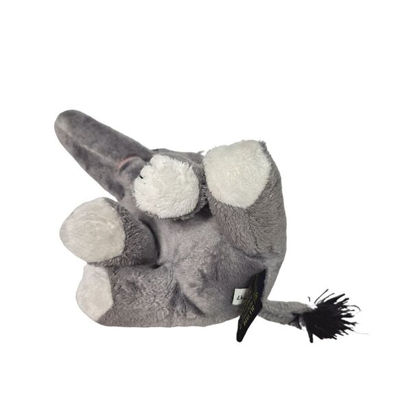 The Petting Zoo Gray Elephant Plush Stuffed Animal 7.5" - Picture 6 of 8